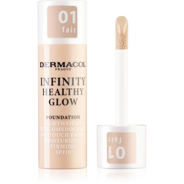  Dermacol Infinity Healthy Glow Liquid Foundation Spf 10 Shade 01 Fair 20 G 