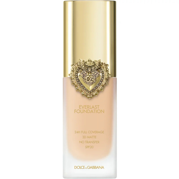  Dolce&gabbana Flawless Everlast Foundation Long-lasting High-coverage Foundation Spf 20 Shade 06w Light 27 Ml 