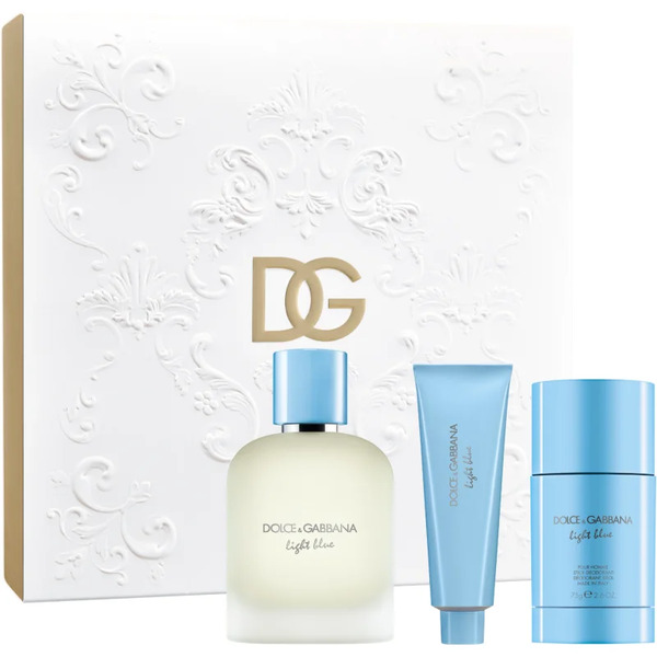  Dolce&gabbana Light Blue Pour Homme Edt Gift Set Gift Set For Men 