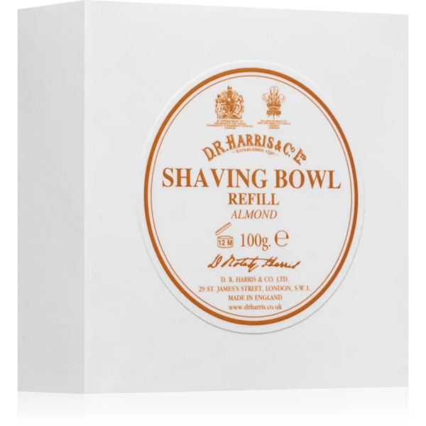  D.r. Harris Shawing Bowl Refill Shaving Soap Refill Almond 100 G 