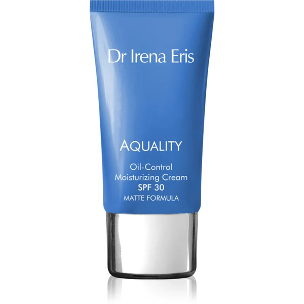  Dr Irena Eris Aquality Oil-control Moisturizing Cream Deep Moisturising Cream With Anti-wrinkle Effect Spf 30 50 Ml 
