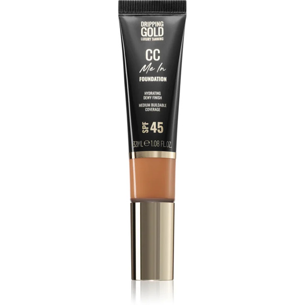  Dripping Gold Cc Me In Lightweight Foundation Spf 45 Shade Chestnut 8.5 32 Ml 