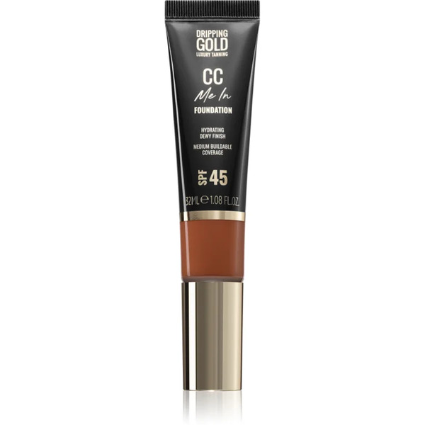  Dripping Gold Cc Me In Lightweight Foundation Spf 45 Shade Coffee 9.5 32 Ml 