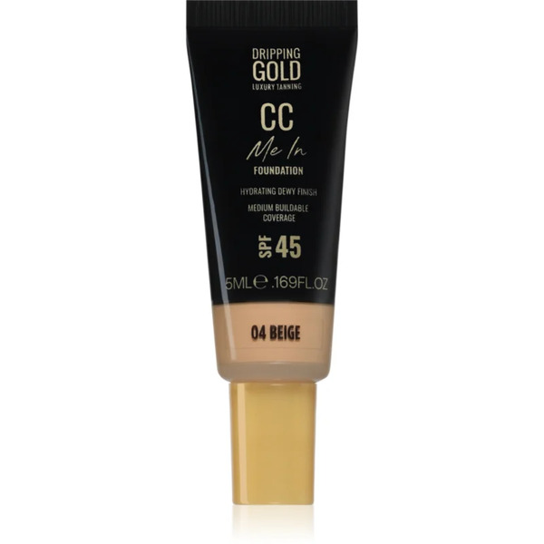  Dripping Gold Cc Me In Mini Trial Lightweight Foundation Spf 45 Shade Beige 04 5 Ml 