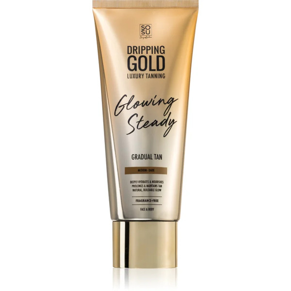  Dripping Gold Glowing Steady Self-tanning Cream For A Gradual Tan Medium - Dark 200 Ml 