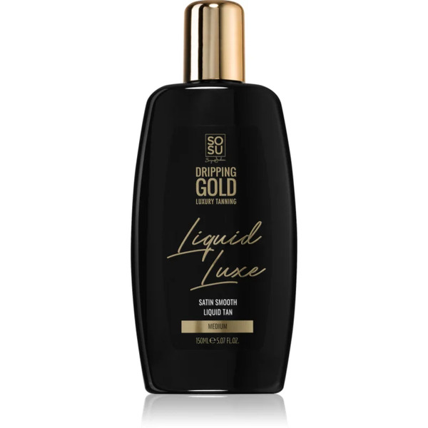  Dripping Gold Luxury Tanning Liquid Luxe Self-tanning Water For The Body Medium 150 Ml 