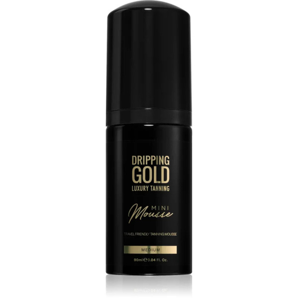  Dripping Gold Luxury Tanning Mini Mousse Self-tanning Mousse For The Face And Body Shade Medium 90 Ml 