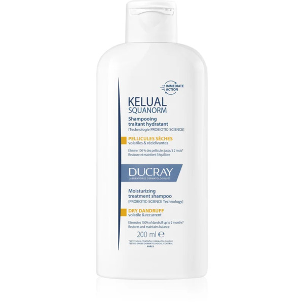  Ducray Kelual Squanorm Moisturizing Treatment Shampoo Dry Dandruff Shampoo To Treat Dry Dandruff 200 Ml 