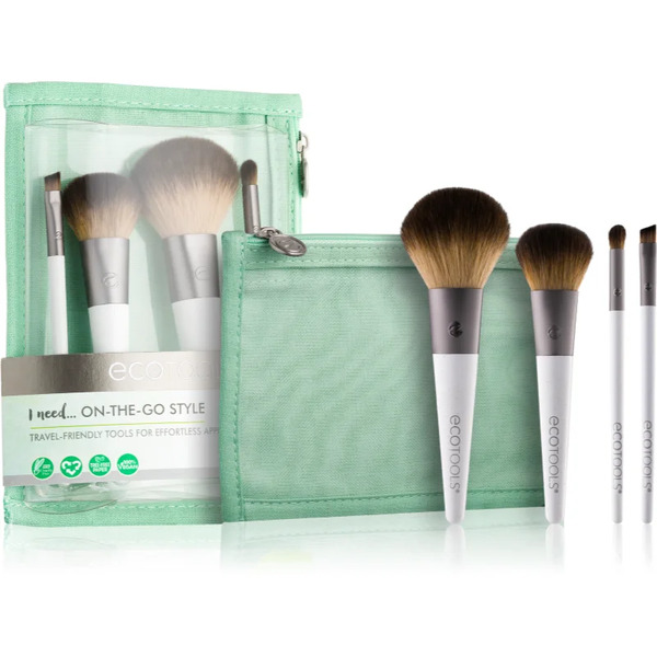 Ecotools On-the-go Style Brush Set For Travelling 
