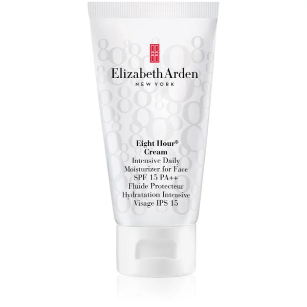  Elizabeth Arden Eight Hour Intensive Daily Moisturizer For Face Moisturising Day Cream For All Skin Types Spf 15 50 Ml 