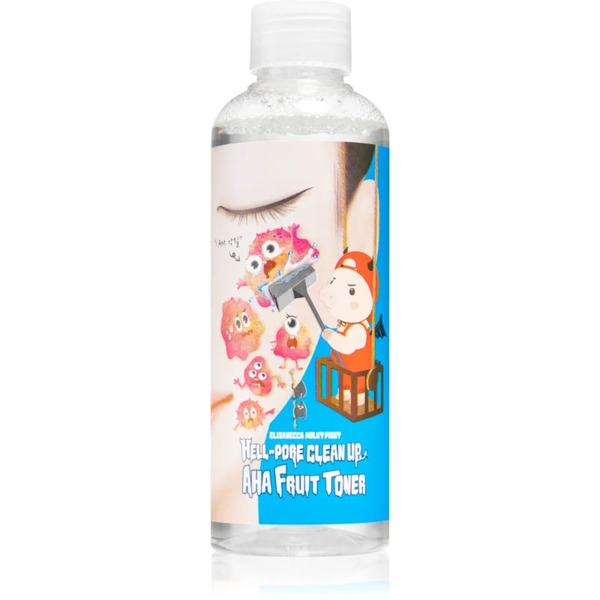  Elizavecca Milky Piggy Hell-pore Clean Up Aha Fruit Toner Toner For Reducing Enlarged Pores With Exfoliating Effect 200 Ml 
