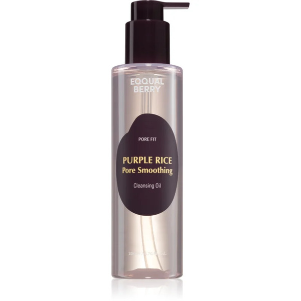  Eqqualberry Purple Rice Pore Smoothing Cleansing Oil Deep Cleansing Oil For Oily And Problem Skin 200 Ml 