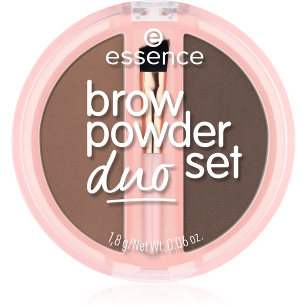  Essence Brow Powder Duo Eyebrow Set Shade 02 Medium 1.8 G 