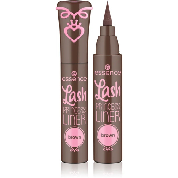  Essence Lash Princess Eyeliner With Felt Tip Shade Brown 3 Ml 