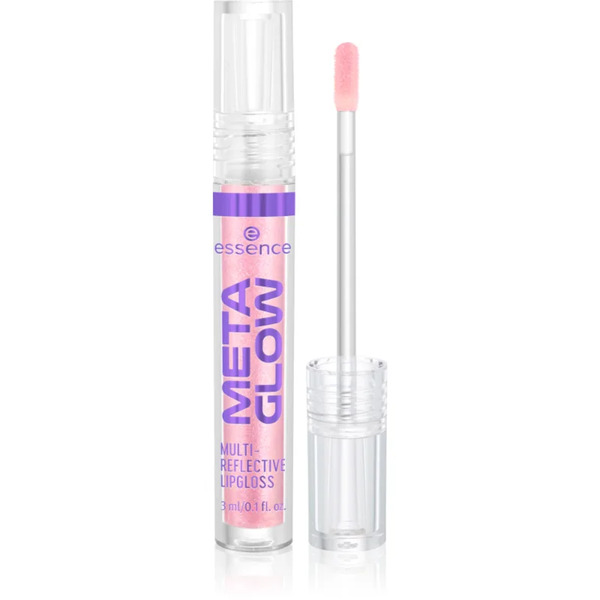  Essence Meta Glow Multi-reflective Holographic Effect Lip Gloss Shade 02 Digital Pink 3 Ml 