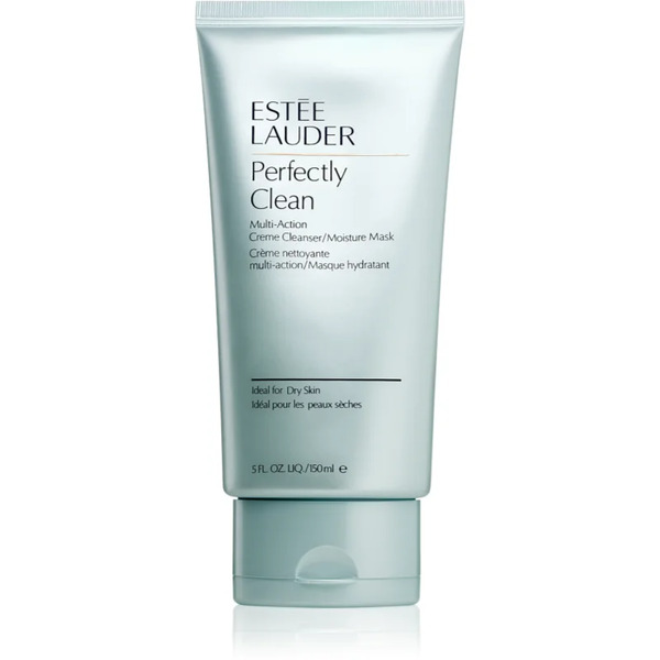  Estée Lauder Perfectly Clean Multi-action Creme Cleanser/moisture Mask Multi Action Creme Cleanser/moisture Mask For Dry Skin 150 Ml 
