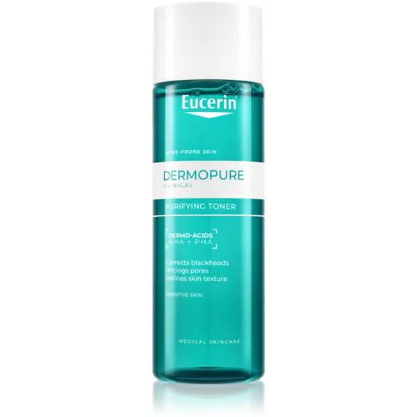  Eucerin Dermopure Clinical Purifying Toner Cleansing Tonic Against Imperfections In Acne-prone Skin 200 Ml 