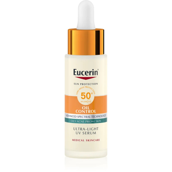  Eucerin Sun Protection Oil Control Ultra-light Uv Serum Protective Serum Spf 50+ 30 Ml 