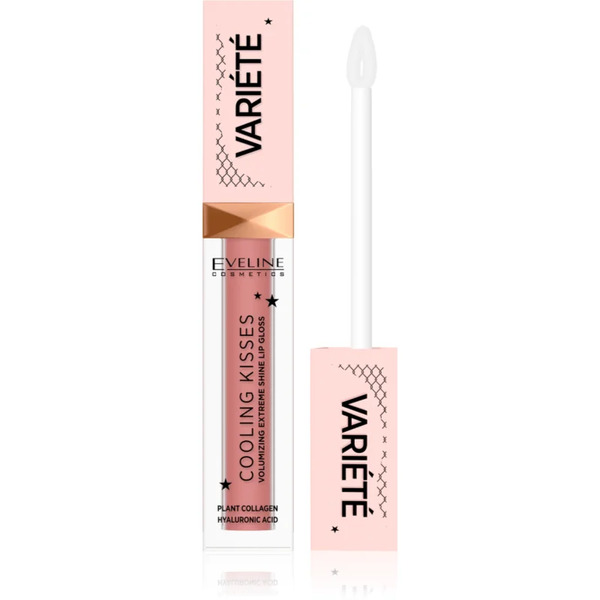  Eveline Cosmetics Variété Cooling Kisses Hydrating Lip Gloss With Cooling Effect Shade 03 Star Glow 6,8 Ml 