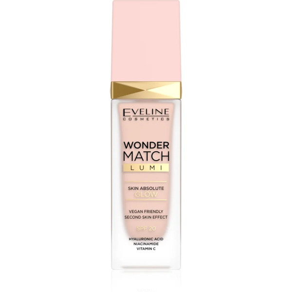  Eveline Cosmetics Wonder Match Lumi Moisturising Smoothing Foundation Spf 20 Shade 05 Light Neutral 30 Ml 