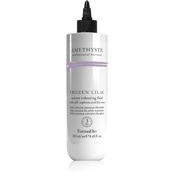  Farmavita Amethyste Instant Colouring Fluid Bonding Colour Mask For Grey Hair Shade Lilac Frozen 250 Ml 