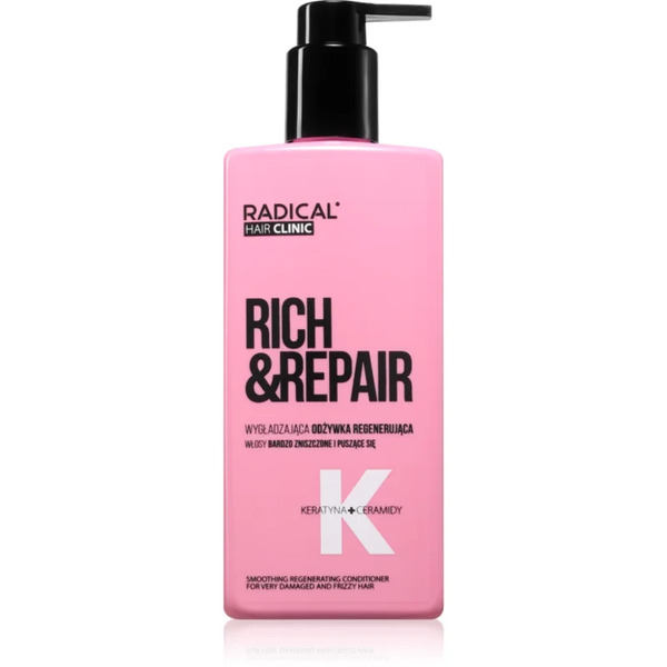  Farmona Hair Clinic Smoothing Regenerating Conditioner Regenerating Conditioner For Dry And Damaged Hair 260 Ml 