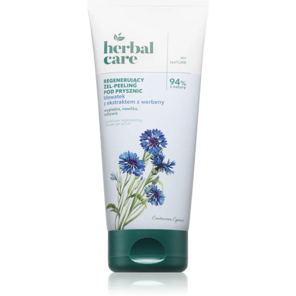  Farmona Herbal Care Cornflower Regenerating Shower Gel-scrub Shower Gel With Exfoliating Effect 200 Ml 