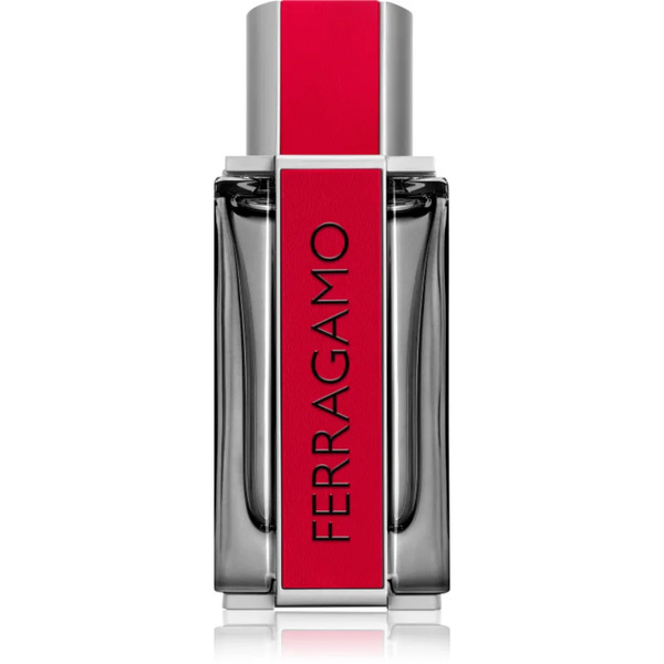  Ferragamo Ferragamo Red Leather Eau De Parfum For Men 100 Ml 