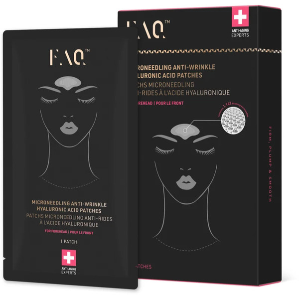  Foreo Faq™ Microneedling Anti-wrinkle Anti-wrinkle Forehead Plaster With Hyaluronic Acid 3 Pc 
