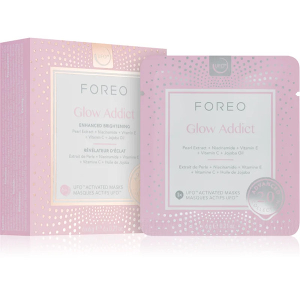 Foreo Ufo™ Glow Addict Brightening Face Mask 6 Pc 