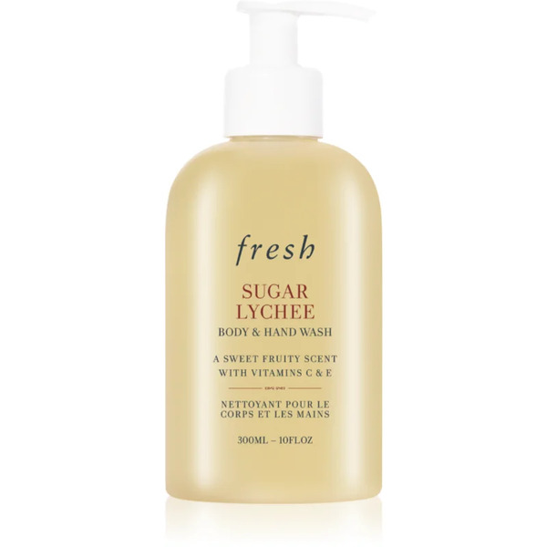  Fresh Sugar Lychee Body & Hand Wash Shower Gel 300 Ml 