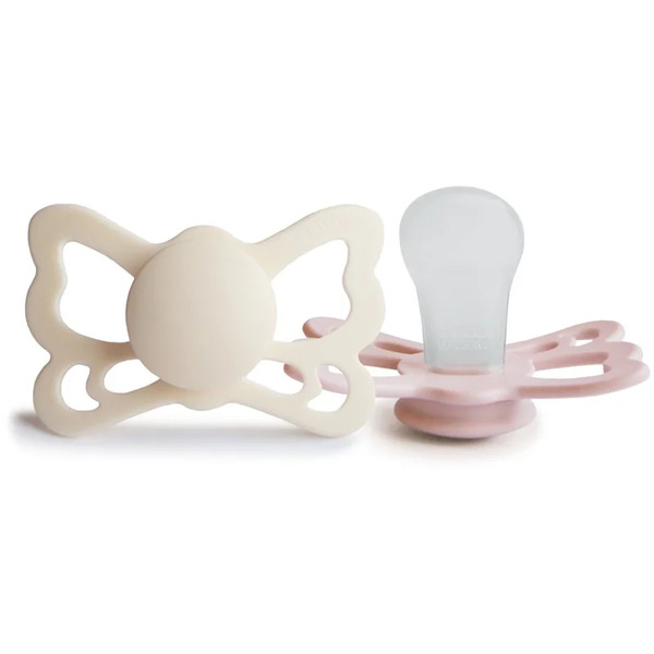  Frigg Butterfly Size 2:6-18 Months Dummy Cream/blush 2 Pc 