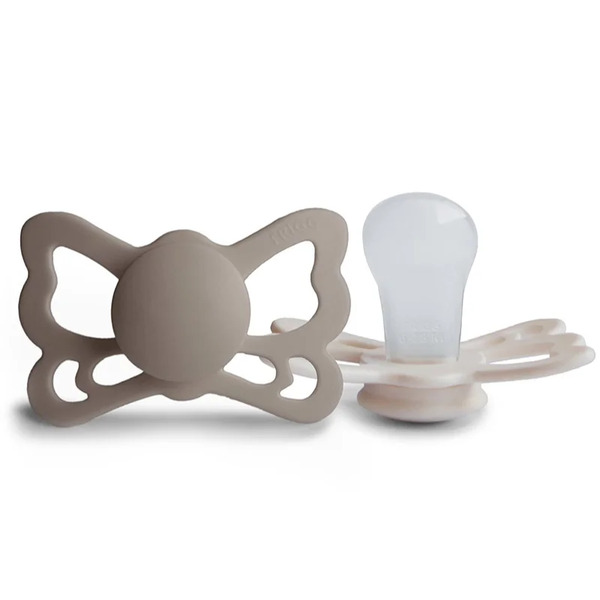  Frigg Butterfly Size 2:6-18 Months Dummy Portobello/cream 2 Pc 