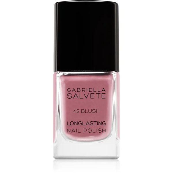  Gabriella Salvete Longlasting Enamel Long-lasting Nail Polish With High Gloss Effect Shade 42 Blush 11 Ml 