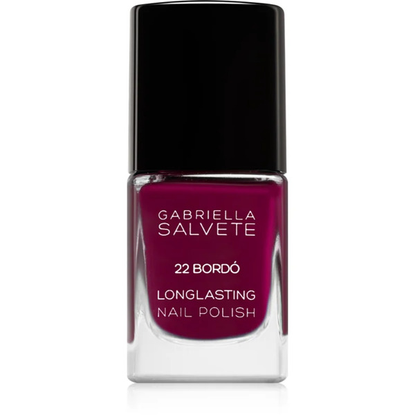  Gabriella Salvete Longlasting Enamel Long-lasting Nail Polish With High Gloss Effect Shade 22 Bordó 11 Ml 