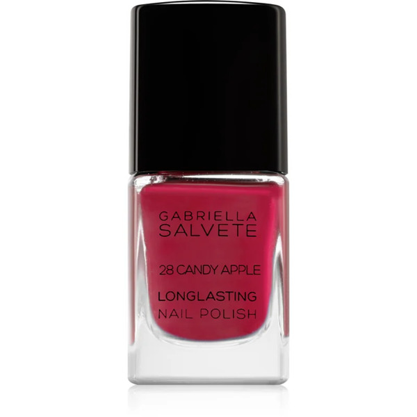  Gabriella Salvete Longlasting Enamel Long-lasting Nail Polish With High Gloss Effect Shade 28 Candy Apple 11 Ml 