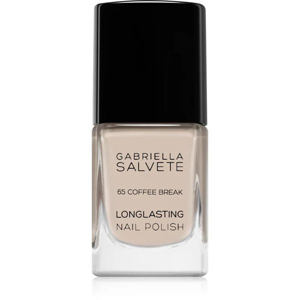  Gabriella Salvete Longlasting Enamel Long-lasting Nail Polish With High Gloss Effect Shade 65 Coffee Break 11 Ml 