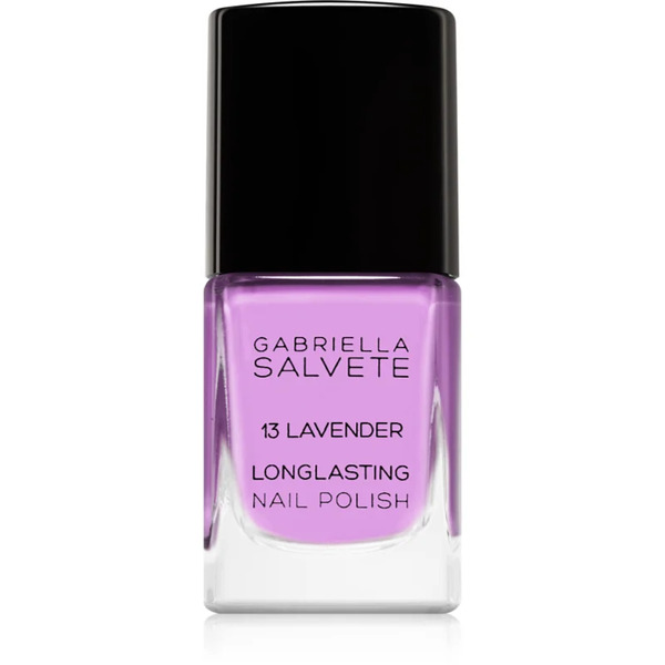  Gabriella Salvete Longlasting Enamel Long-lasting Nail Polish With High Gloss Effect Shade 13 Lavender 11 Ml 