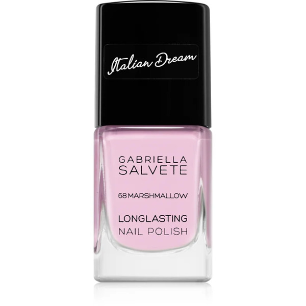  Gabriella Salvete Longlasting Enamel Long-lasting Nail Polish With High Gloss Effect Shade 68 Marshmallow 11 Ml 