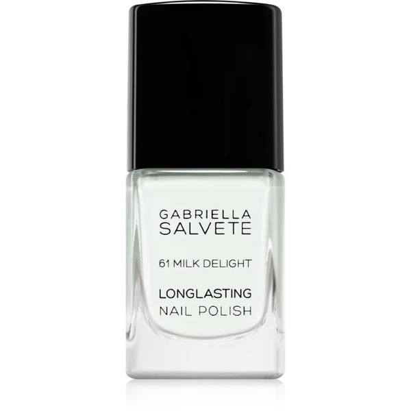  Gabriella Salvete Longlasting Enamel Long-lasting Nail Polish With High Gloss Effect Shade 61 Milk Delight 11 Ml 