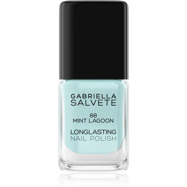  Gabriella Salvete Longlasting Enamel Long-lasting Nail Polish With High Gloss Effect Shade 88 Mint Lagoon 11 Ml 