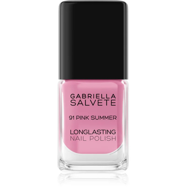  Gabriella Salvete Longlasting Enamel Long-lasting Nail Polish With High Gloss Effect Shade 91 Pink Summer 11 Ml 
