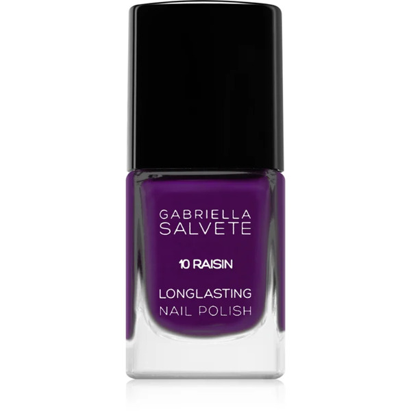  Gabriella Salvete Longlasting Enamel Long-lasting Nail Polish With High Gloss Effect Shade 10 Raisin 11 Ml 