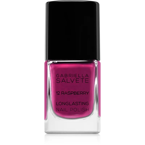  Gabriella Salvete Longlasting Enamel Long-lasting Nail Polish With High Gloss Effect Shade 12 Raspberry 11 Ml 
