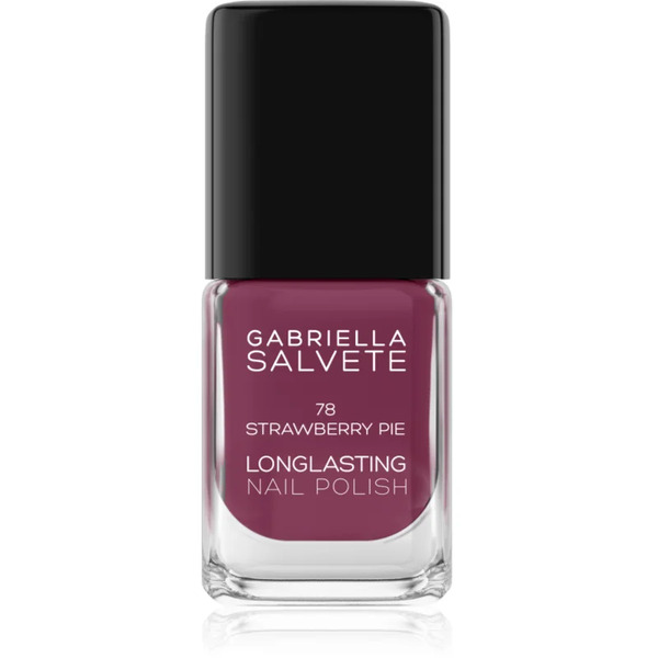  Gabriella Salvete Longlasting Enamel Long-lasting Nail Polish With High Gloss Effect Shade 78 Strawberry Pie 11 Ml 