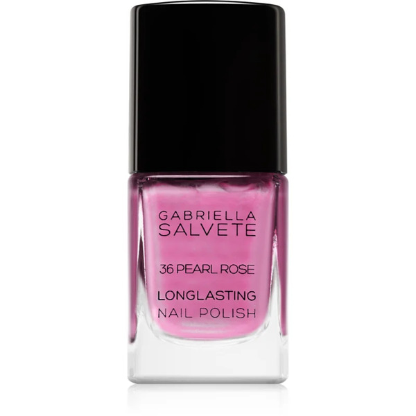  Gabriella Salvete Longlasting Enamel Long-lasting Nail Polish With Pearl Shine Shade 36 Pearly Rose 11 Ml 