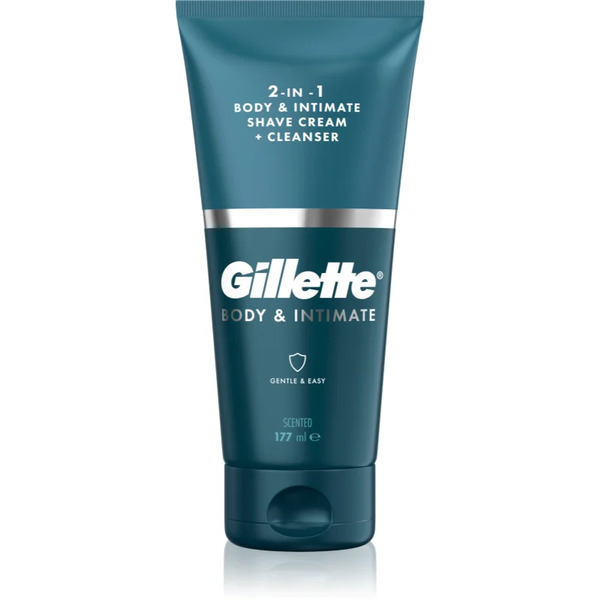  Gillette Body&intimate 2in1 Shave Cream Groin Shaving Product With Cleansing Emulsion For Men 150 Ml 
