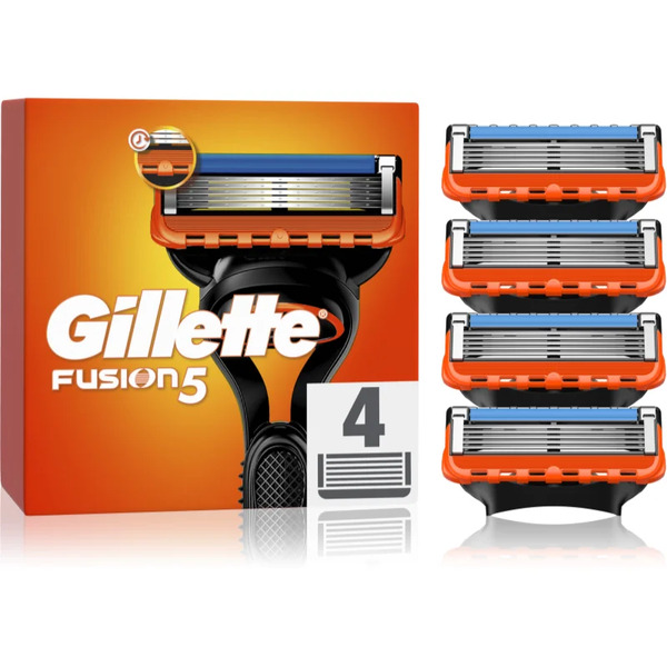  Gillette Fusion5 Replacement Blades 4 Pc 