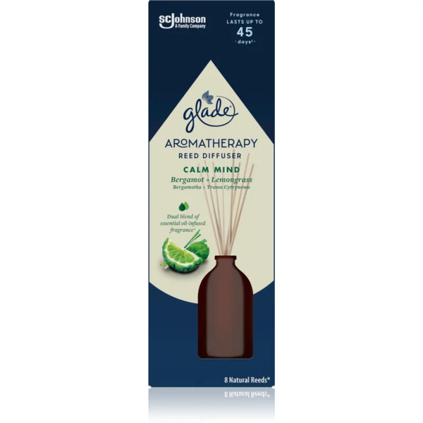  Glade Aromatherapy Calm Mind Aroma Diffuser With Filling Bergamot + Lemongrass 80 Ml 
