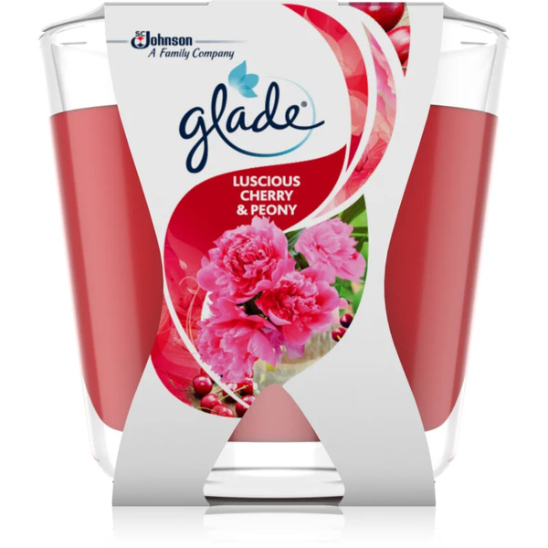 Glade Luscious Cherry & Peony Scented Candle 70 G 